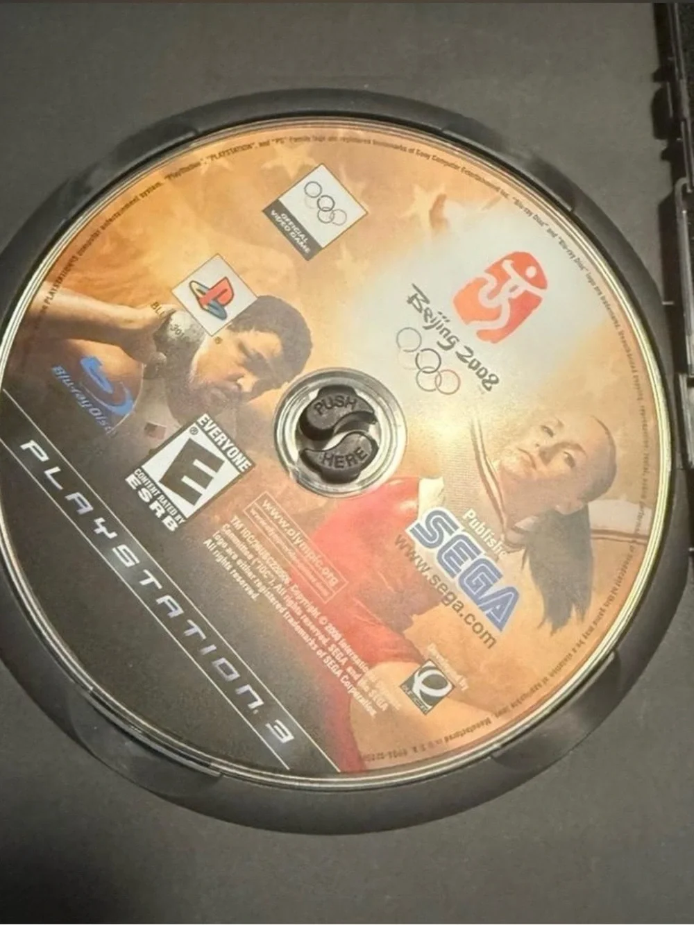 Beijing 2008 Olympic Games (PS3) Sega - Brown/Gold Cover